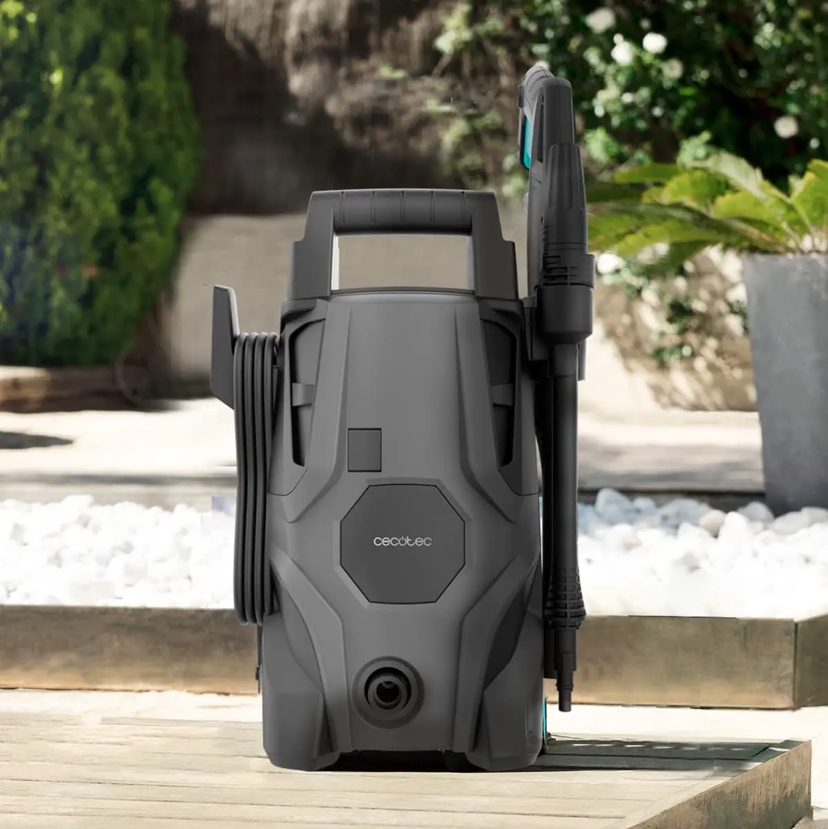 Nettoyeur haute pression en aluminium noir vue 3