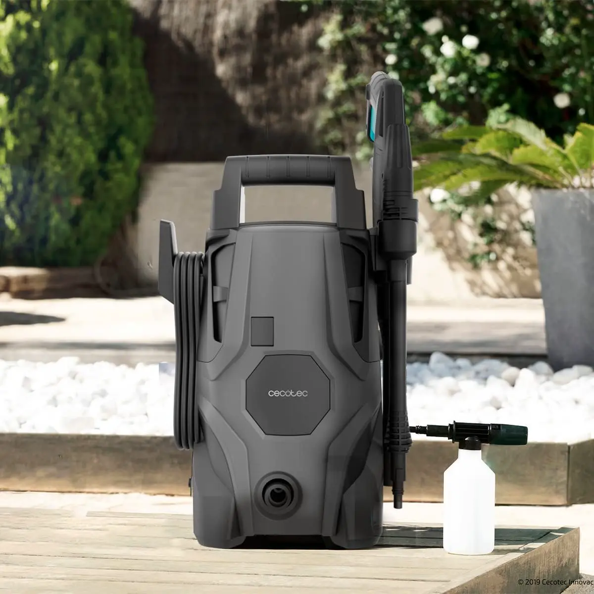 Nettoyeur haute pression en aluminium noir vue 6