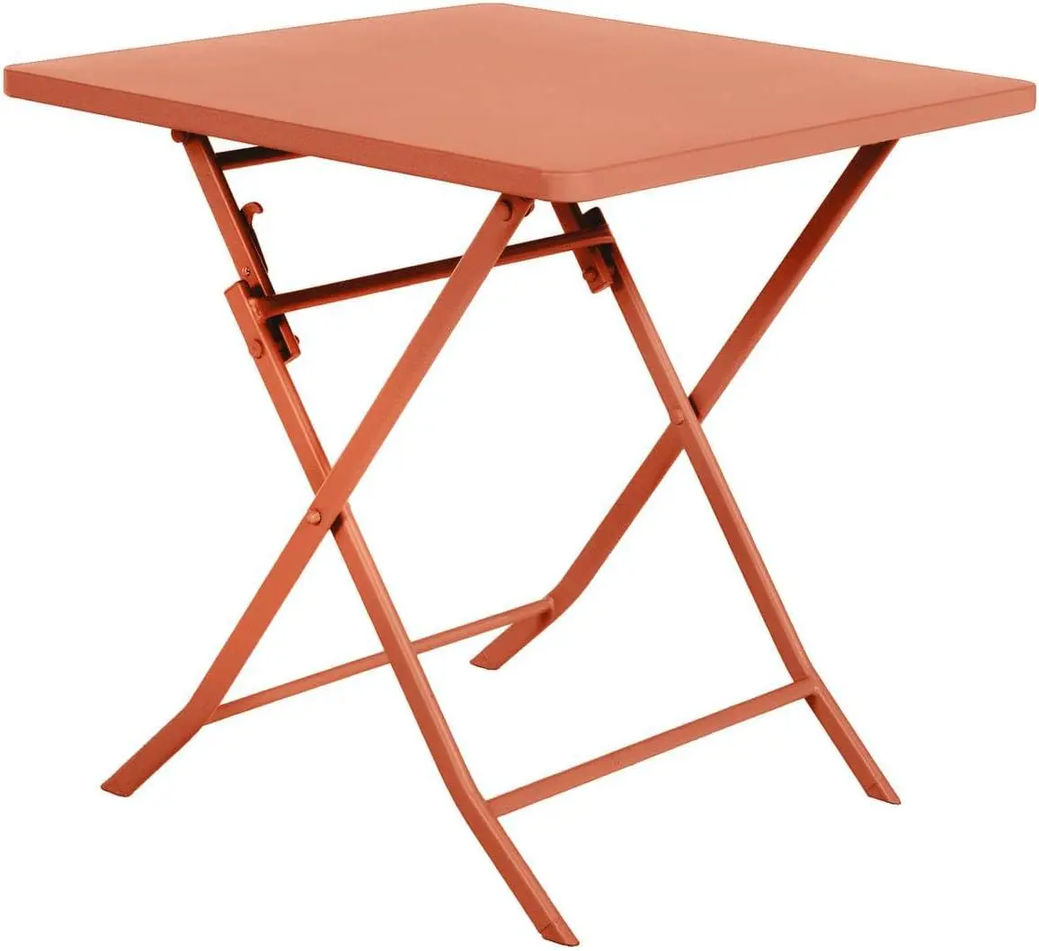 Hespéride - Table de Jardin Pliante Carrée Greensboro Ambre