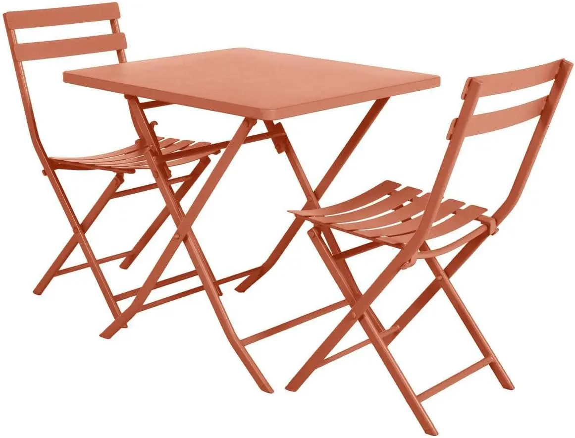 Table de jardin en métal vue 4