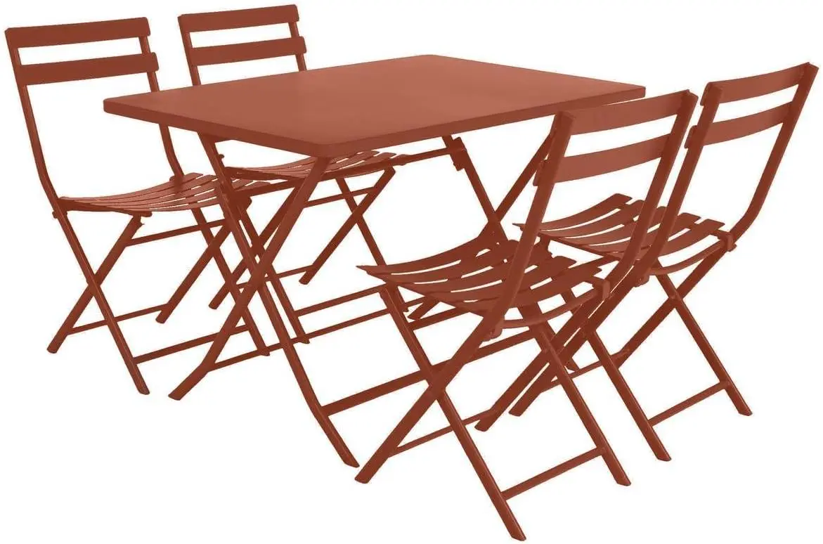 Table de jardin en métal vue 4