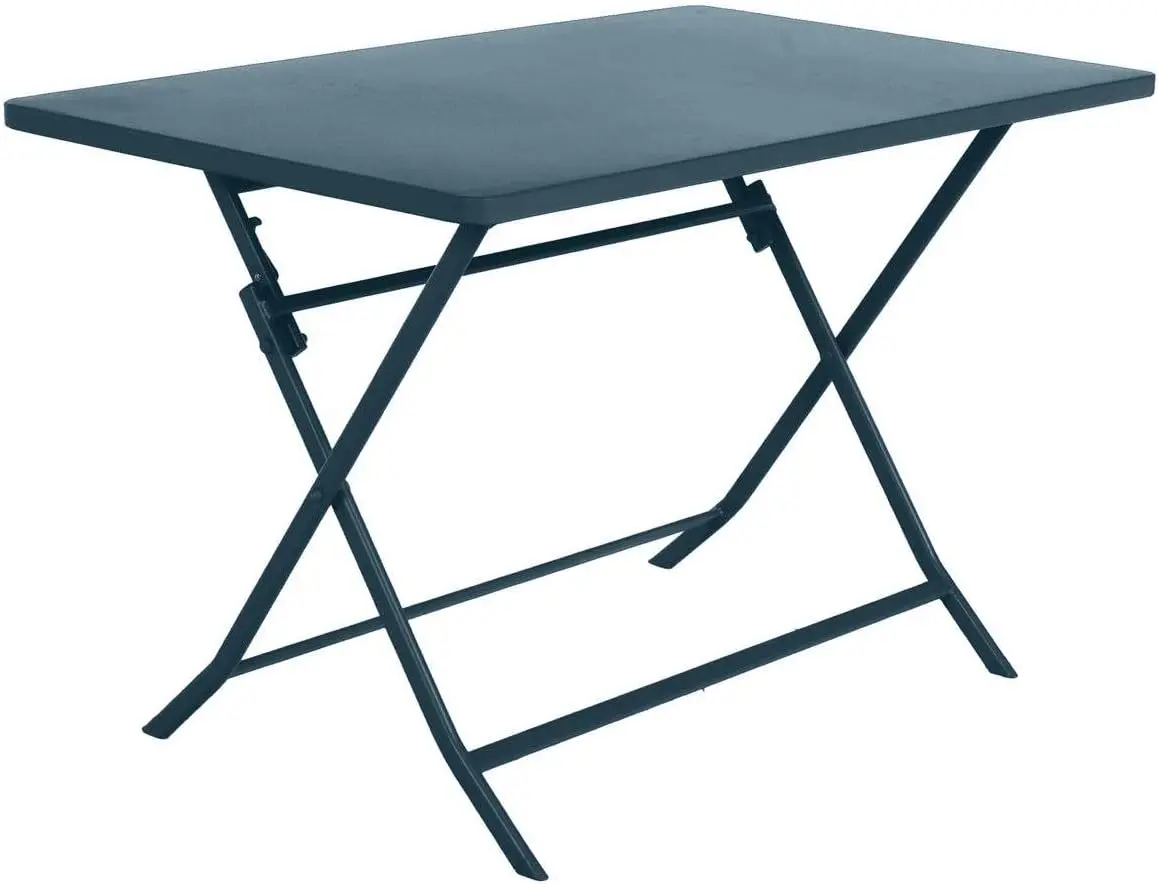 Hespéride - Table de Jardin Pliante Rectangulaire Greensboro Pétrole