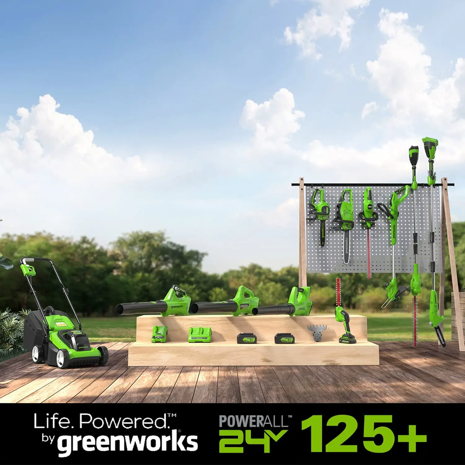 Tronçonneuse à batterie Greenworks 24V Mini Tronçonneuse 10cm… vue 10