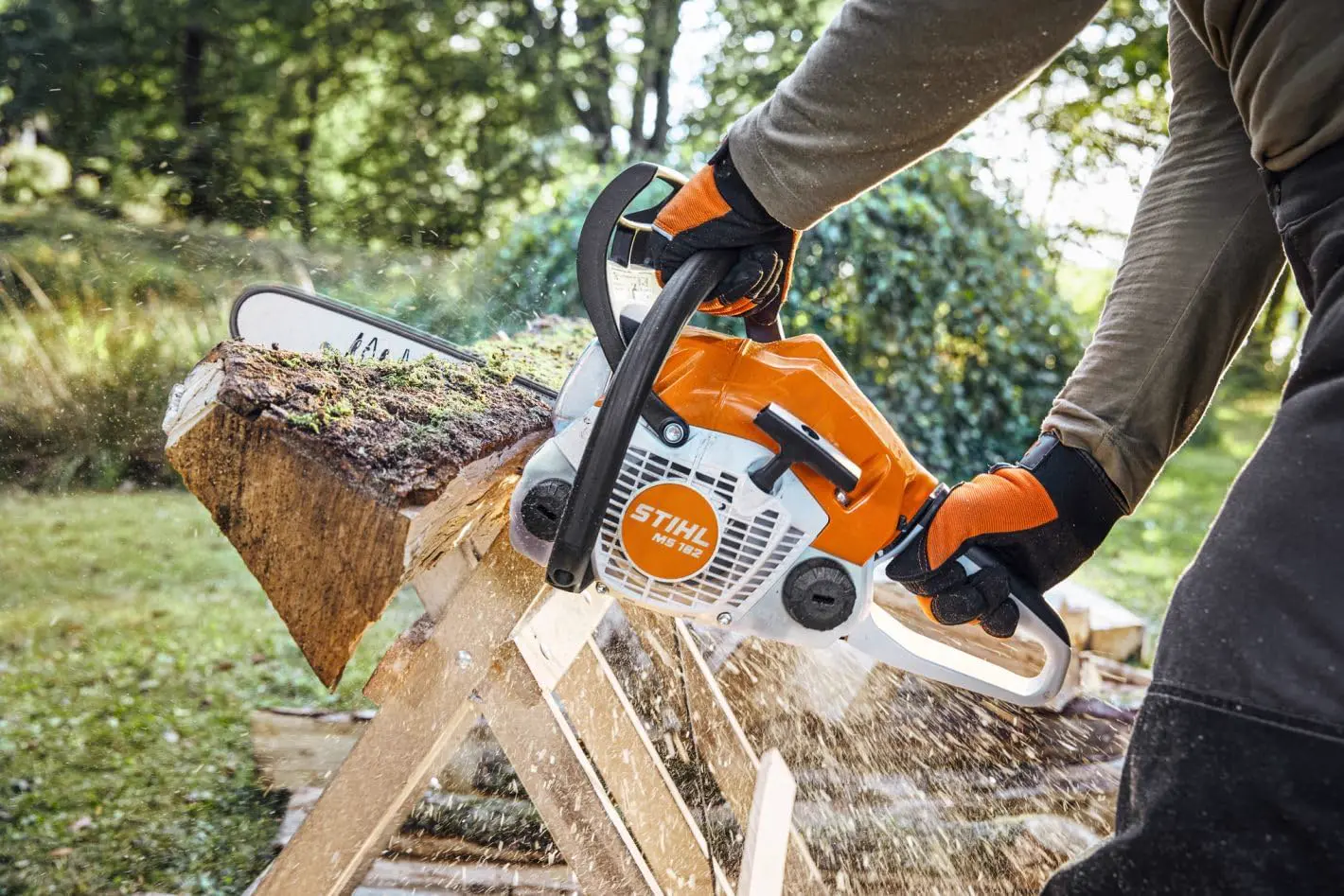 Tronçonneuse thermique Stihl MS 162 Tronçonneuse 30 cm vue 4