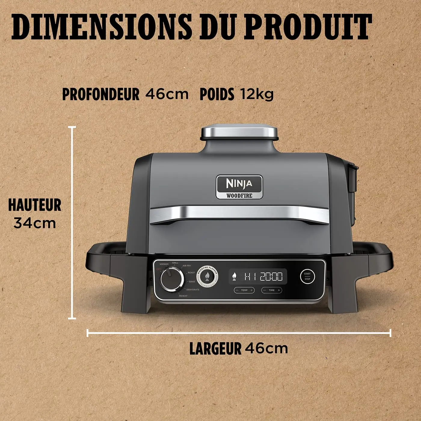 Barbecue électrique en métal noir vue 6