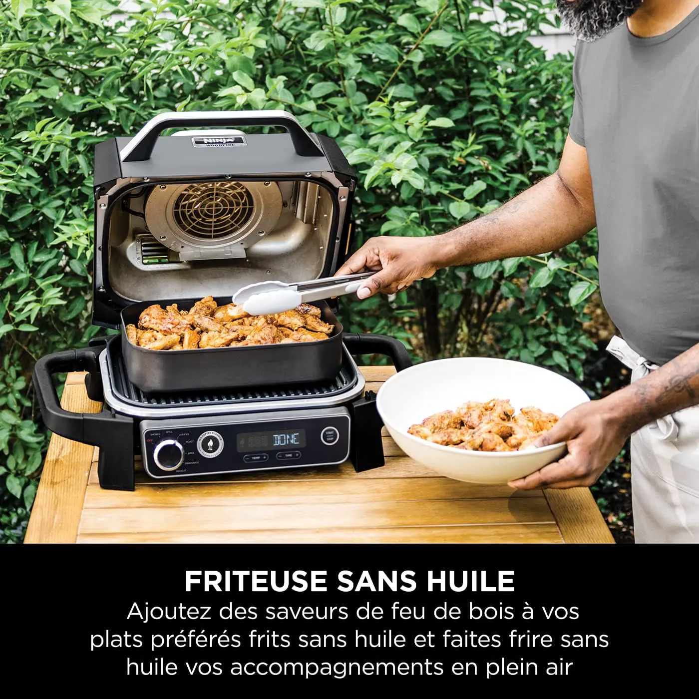 Barbecue électrique en métal noir vue 8