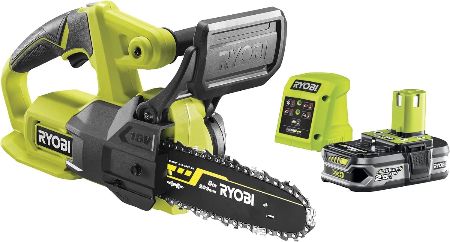 Tronçonneuse électrique RYOBI Tronçonneuse compacte 20 cm + Ta… vue 5