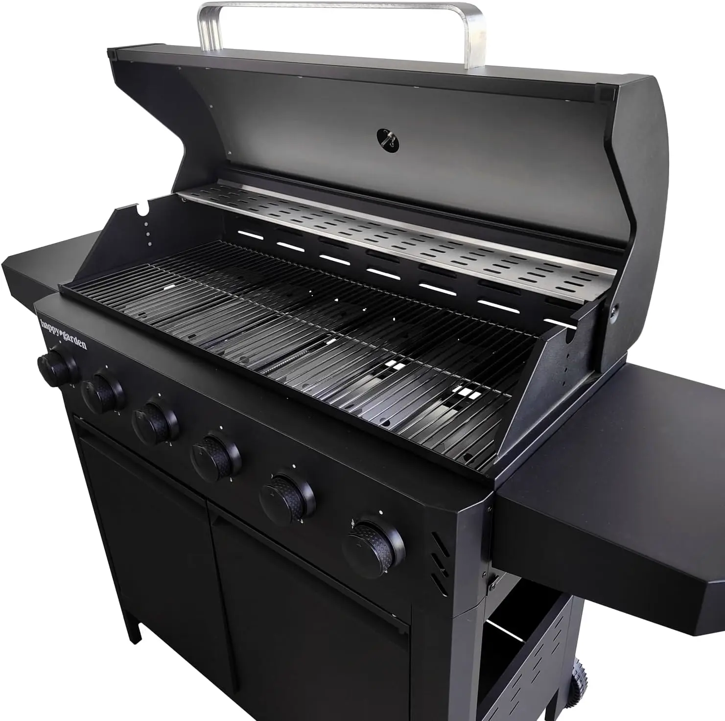 Barbecue à gaz en métal noir 88,5 m² vue 4