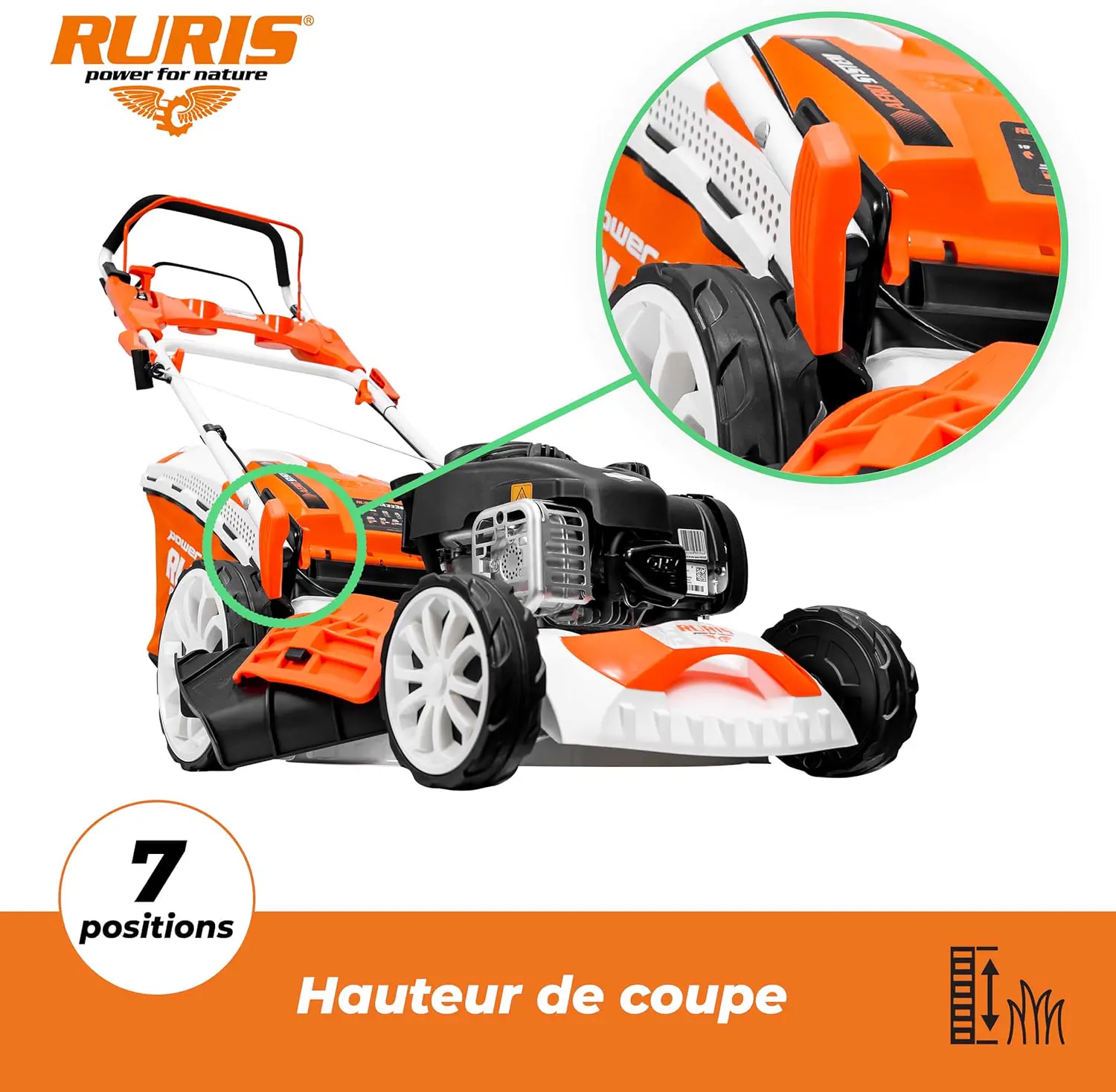 Tondeuse autoportée en métal autoportée vue 4