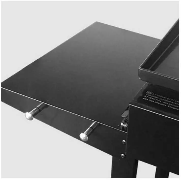 Plancha en métal noir 75 m² vue 5