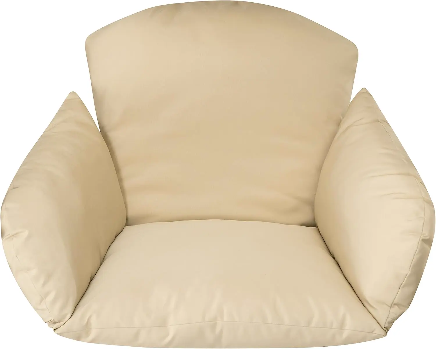 Fauteuils suspendus crème vue 7