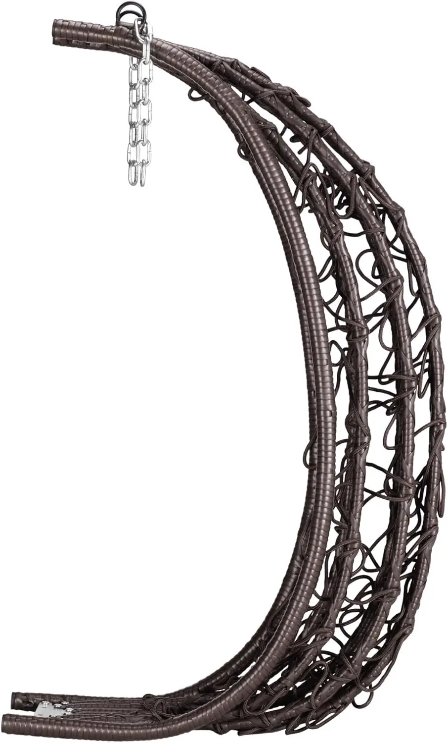 Fauteuils suspendus en métal marron vue 4