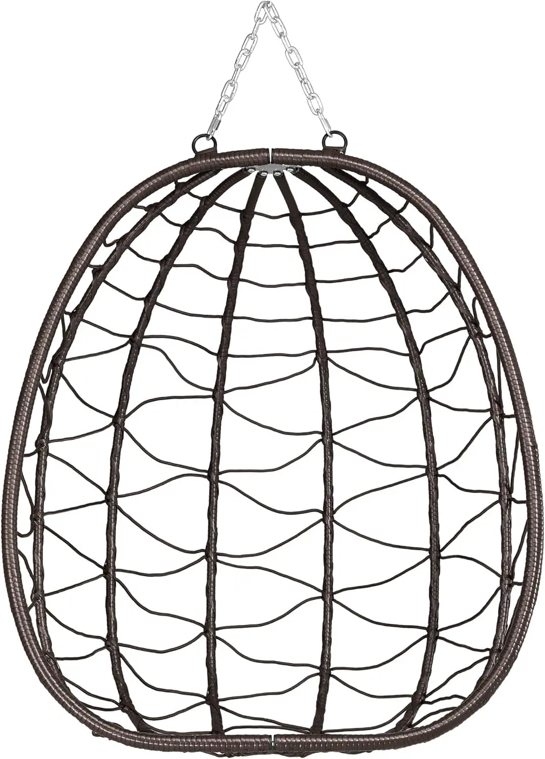 Fauteuils suspendus en métal marron vue 8
