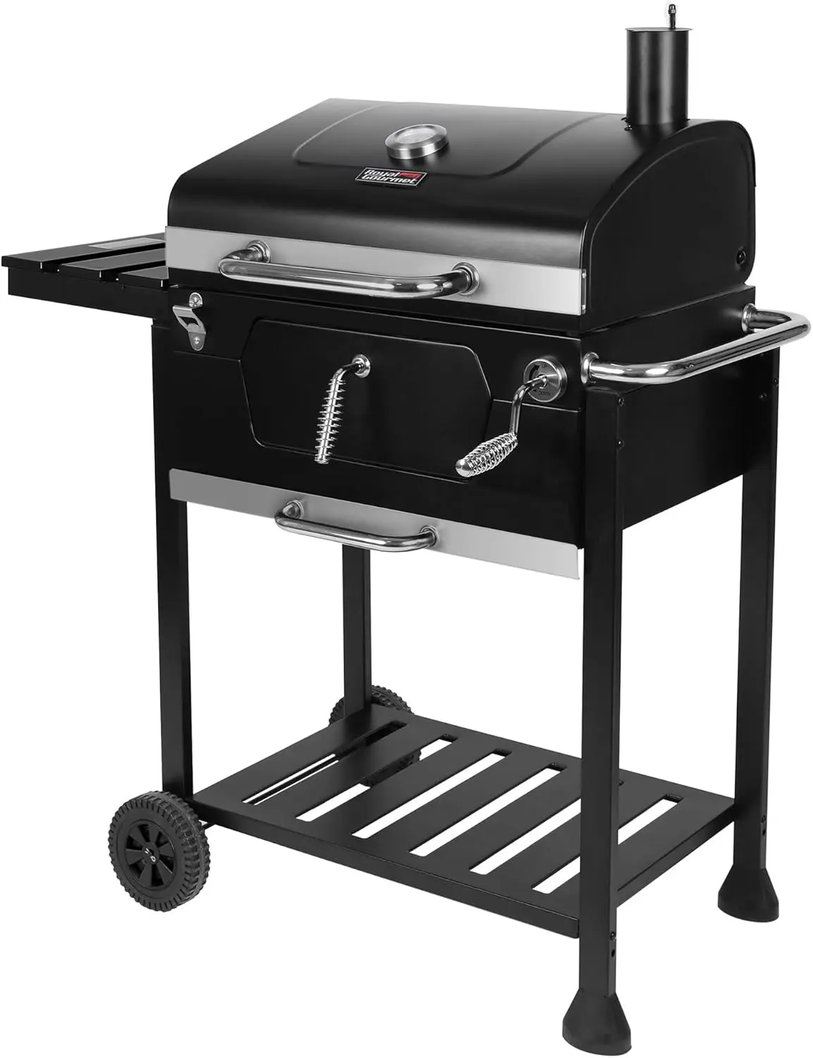 Royal Gourmet Barbecue au charbon de bois - 59 x 42 cm - Noir