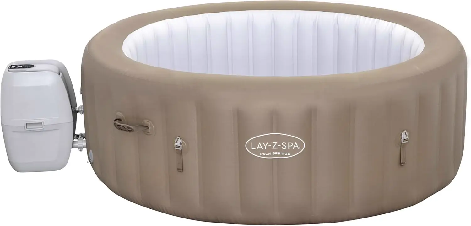 Spa gonflable 4 personnes 6 places sable vue 4