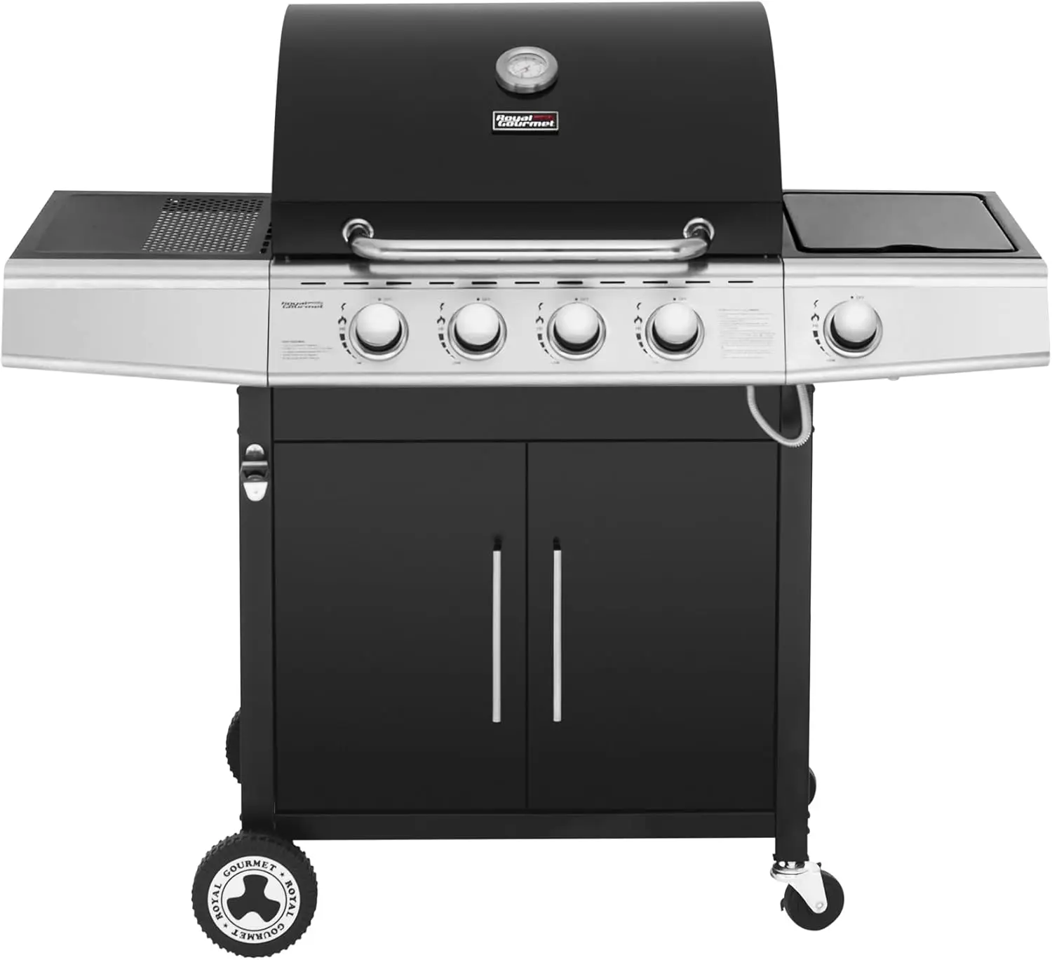 Royal Gourmet Barbecue Gaz à 4+1 Brûleurs en Acier Inoxydable