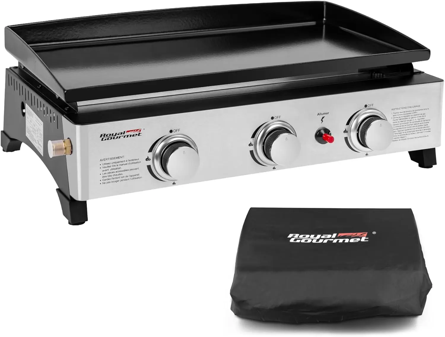 Royal Gourmet Plancha Gaz en Acier Émaillé