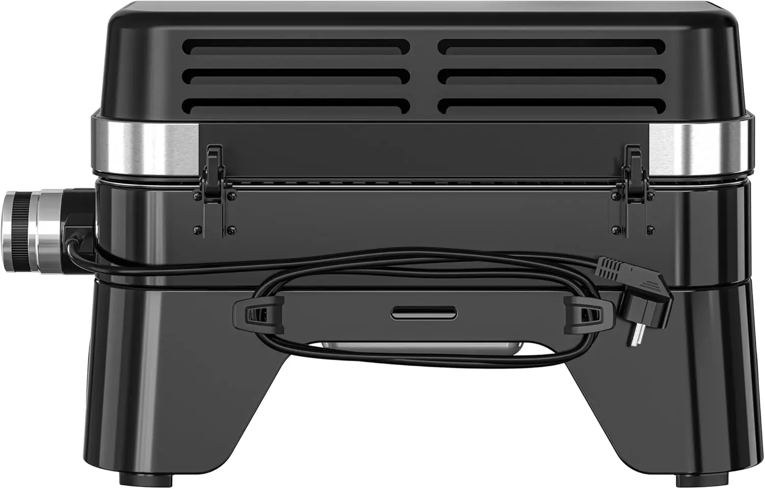 Barbecue électrique en aluminium noir vue 4