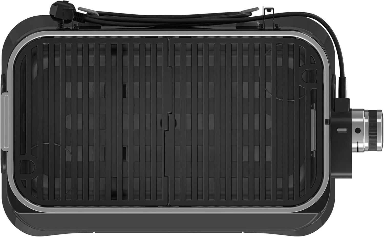 Barbecue électrique en aluminium noir vue 8