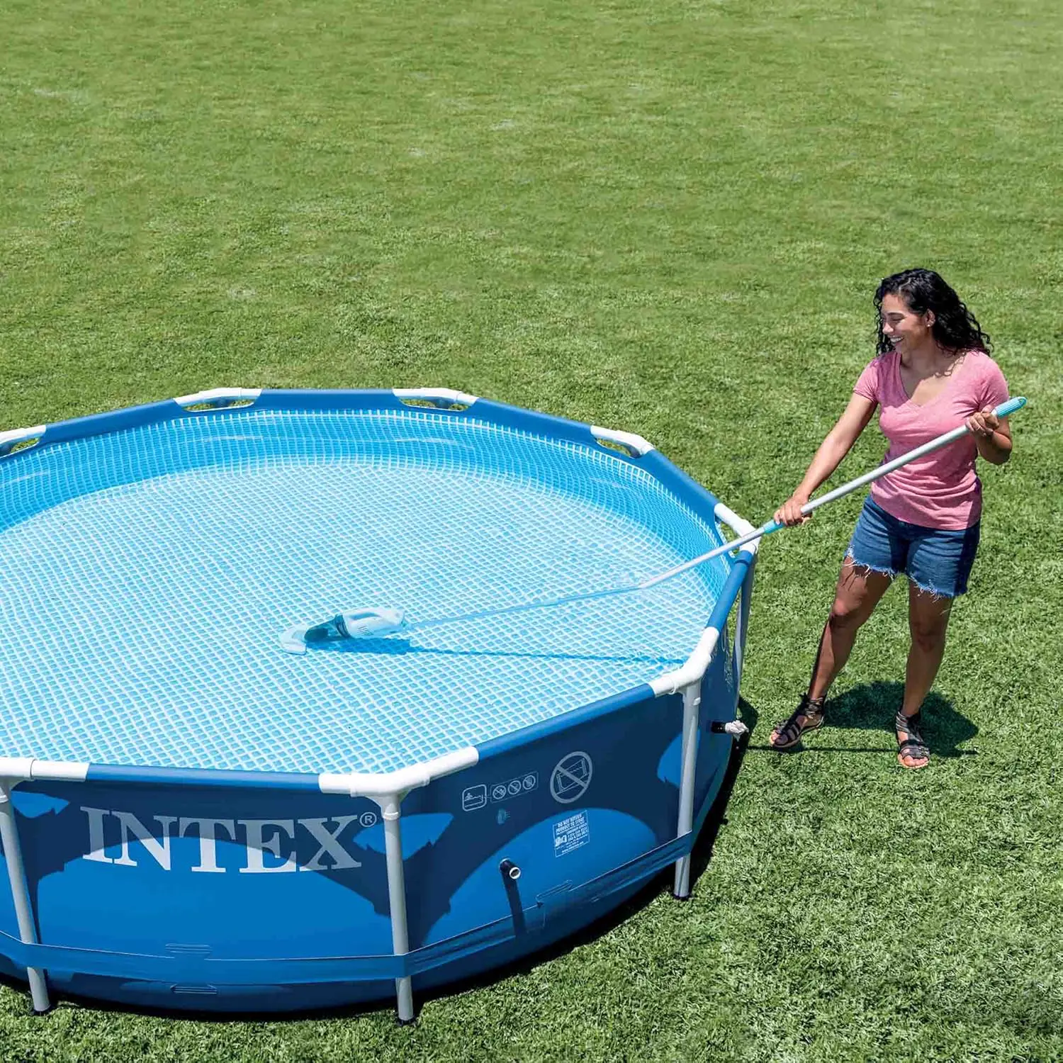 Robot piscine Intex Nettoyeur à Batterie Zr100 vue 11