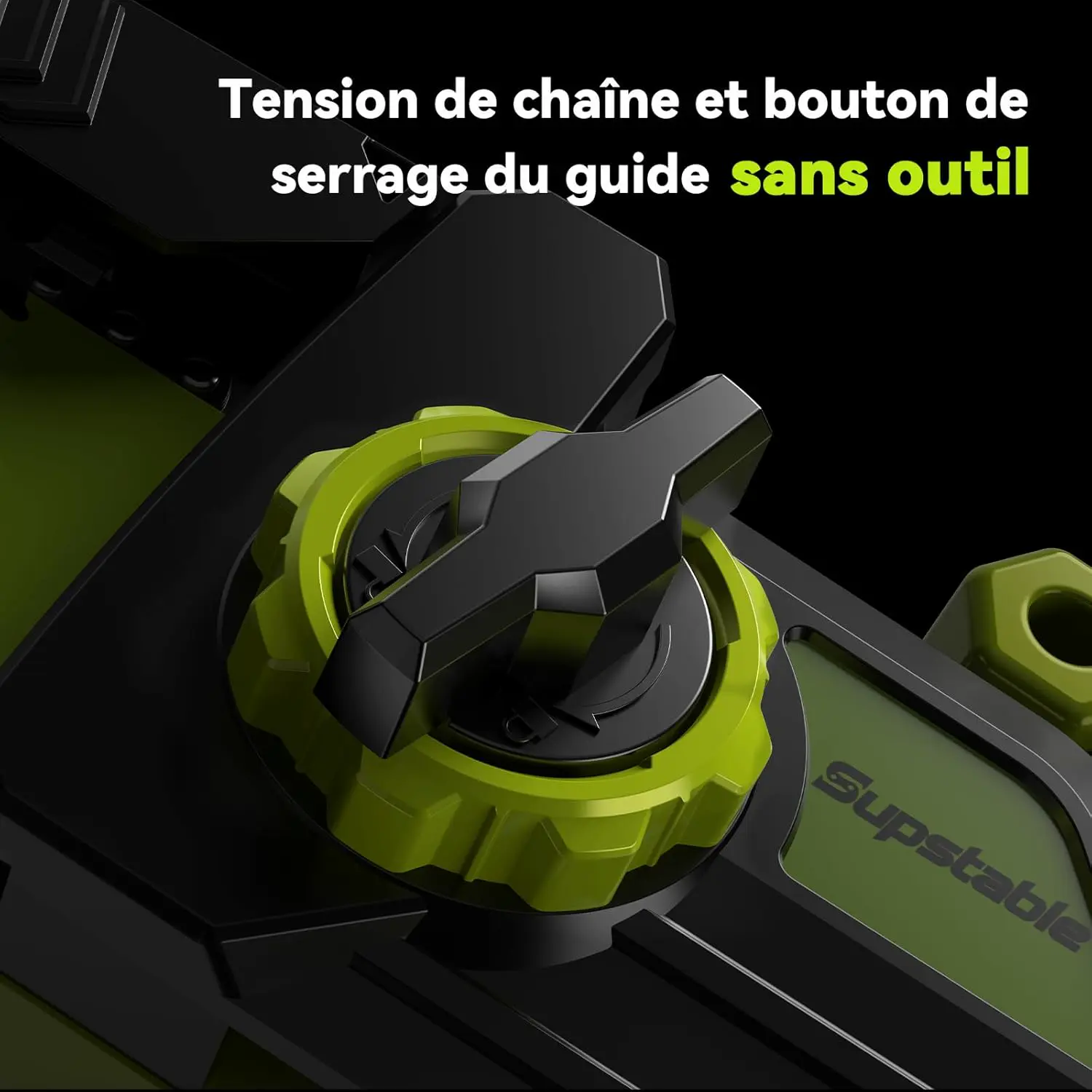 Tronçonneuse électrique en métal vue 6