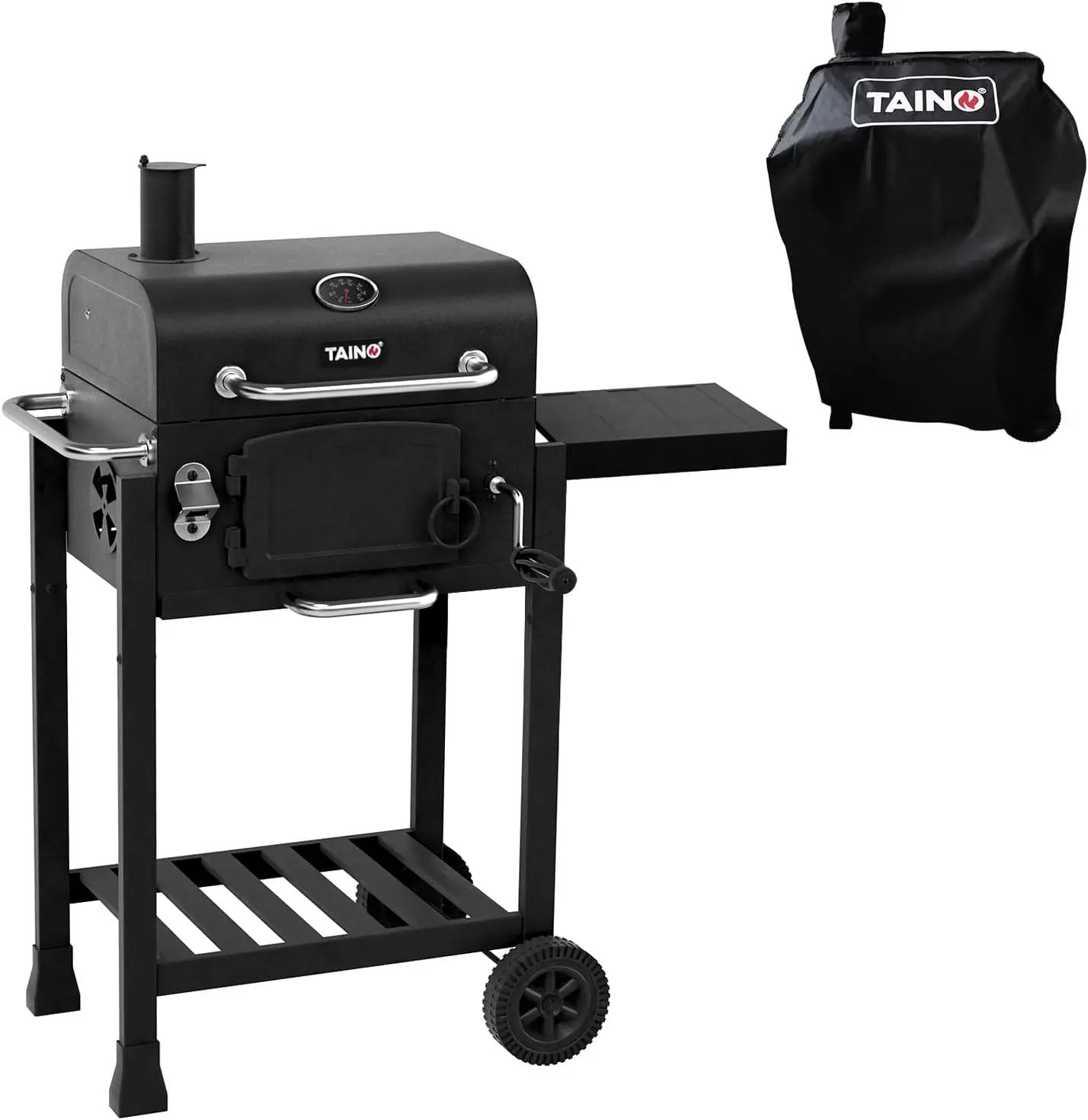 TAINO HERO Ensemble fumoir petit barbecue barbecue au charbon de bois