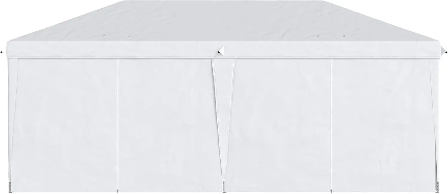 Tonnelle en métal blanc 3x6 m vue 9