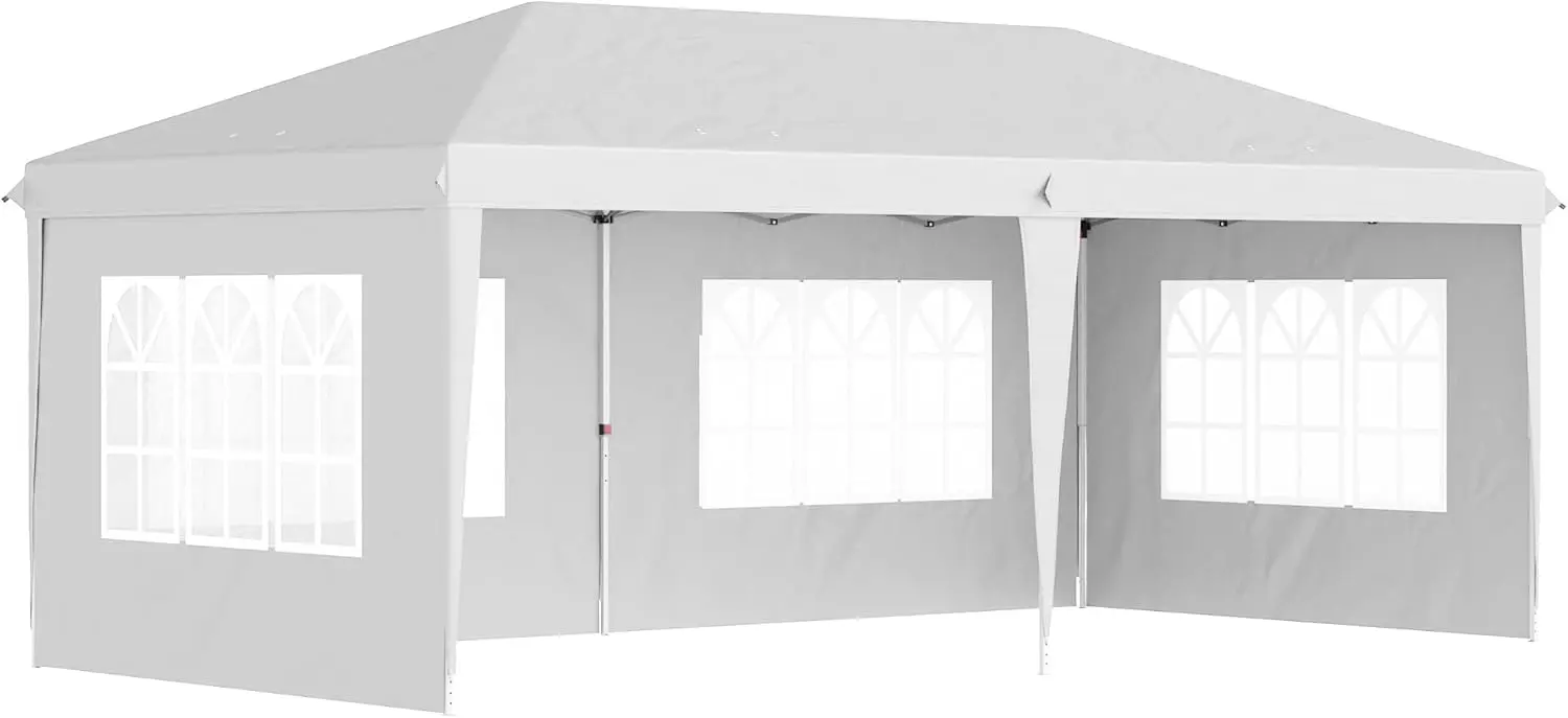 Outsunny Tonnelle de Jardin extérieure Pop-up Pliante