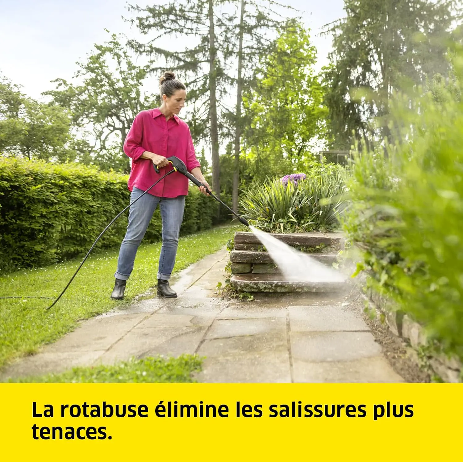 Nettoyeur haute pression noir vue 3