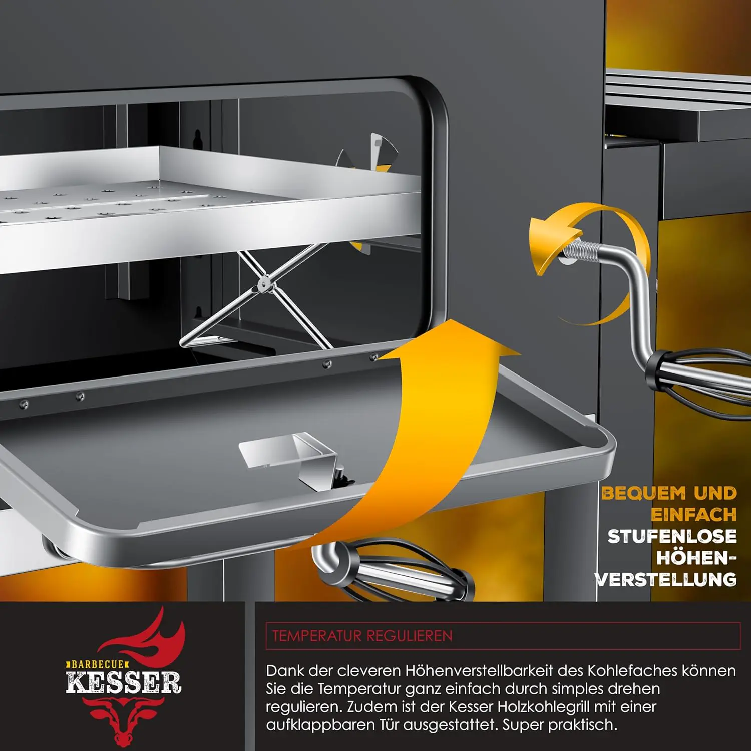 Barbecue weber en bois vue 5