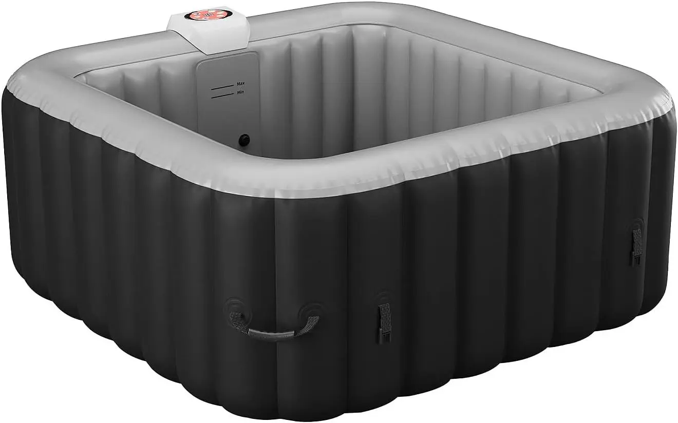 Spa gonflable 4 personnes 4 places gris vue 2