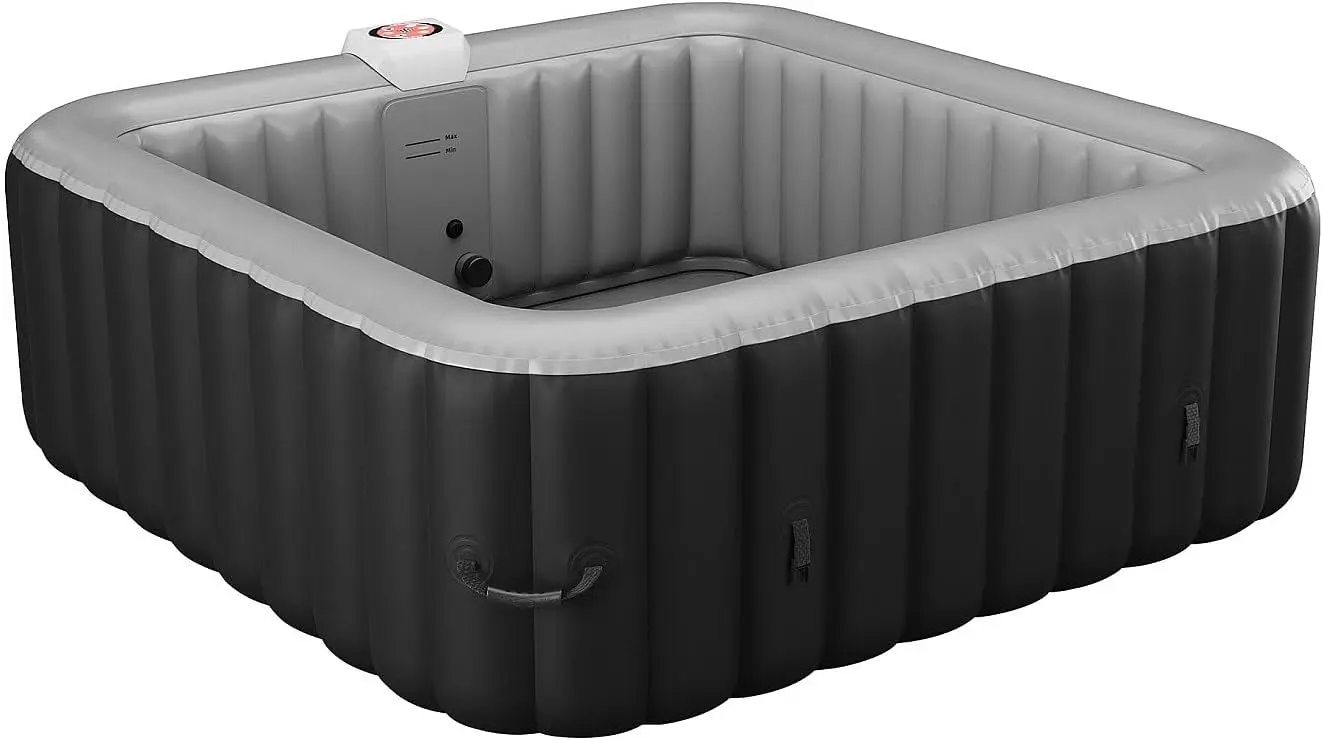 Spa gonflable 6 personnes 6 places gris vue 2