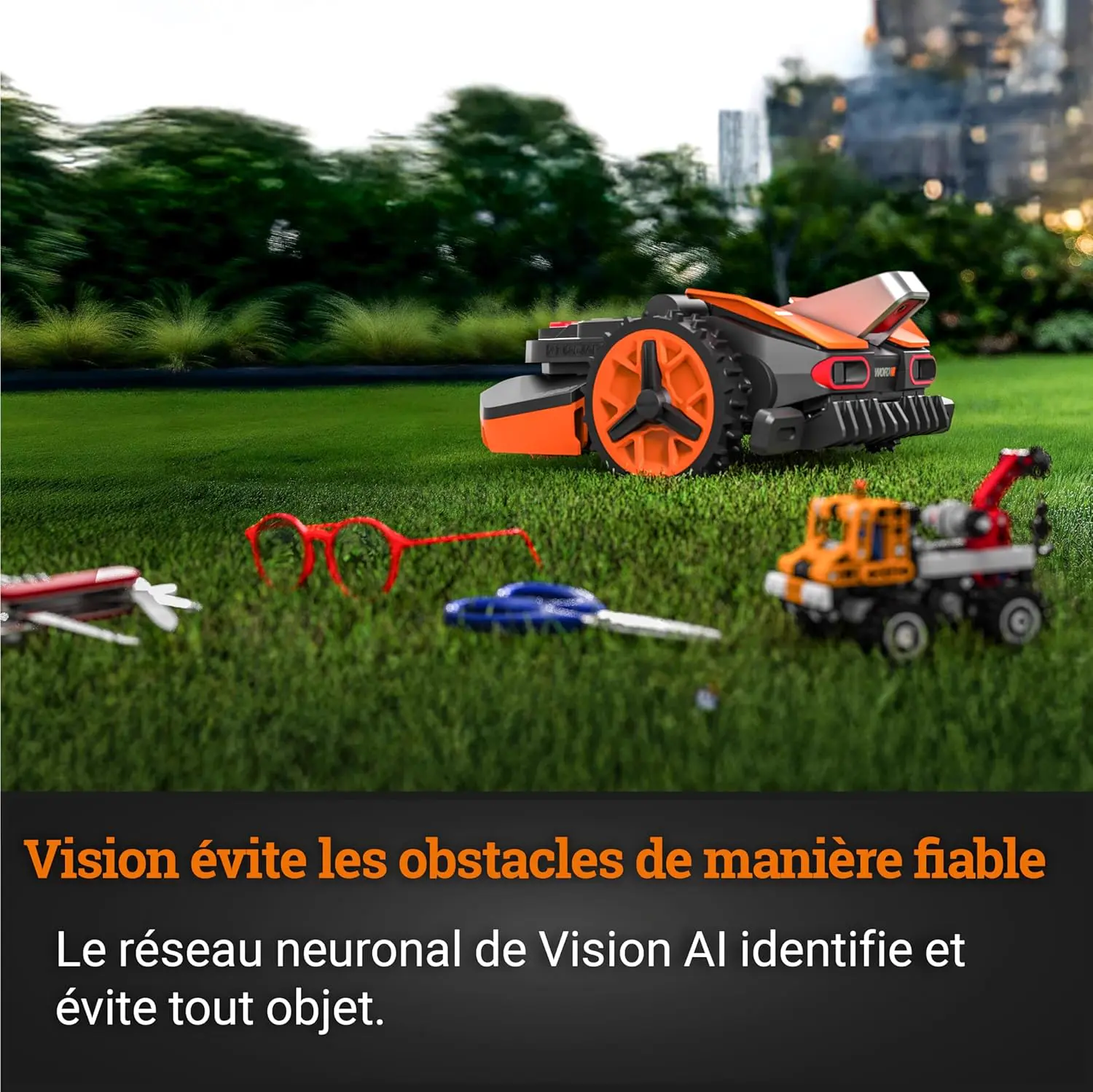 Robot tondeuse WORX LANDROID Vision WR206E.1 vue 4