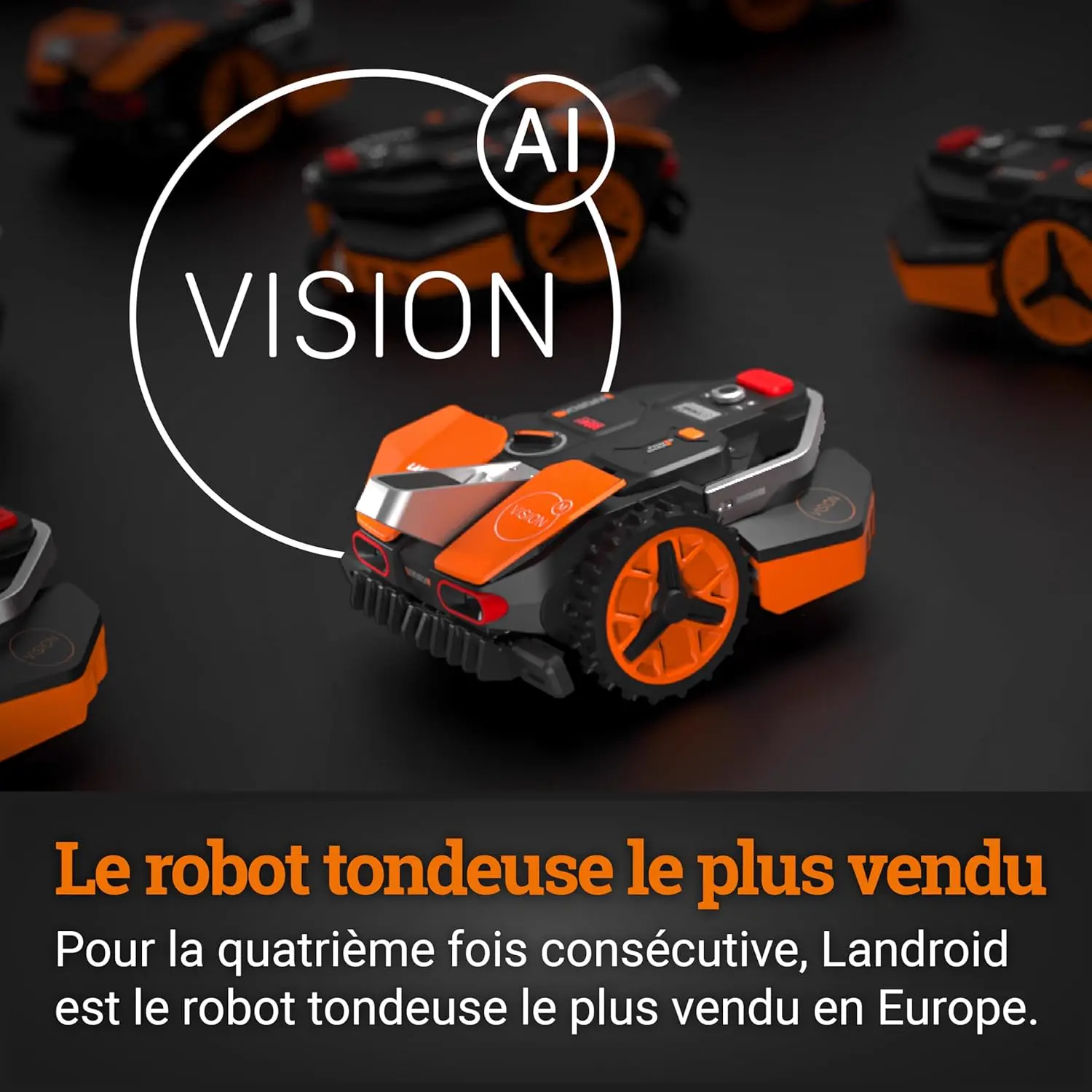 Robot tondeuse WORX LANDROID Vision WR206E.1 vue 9