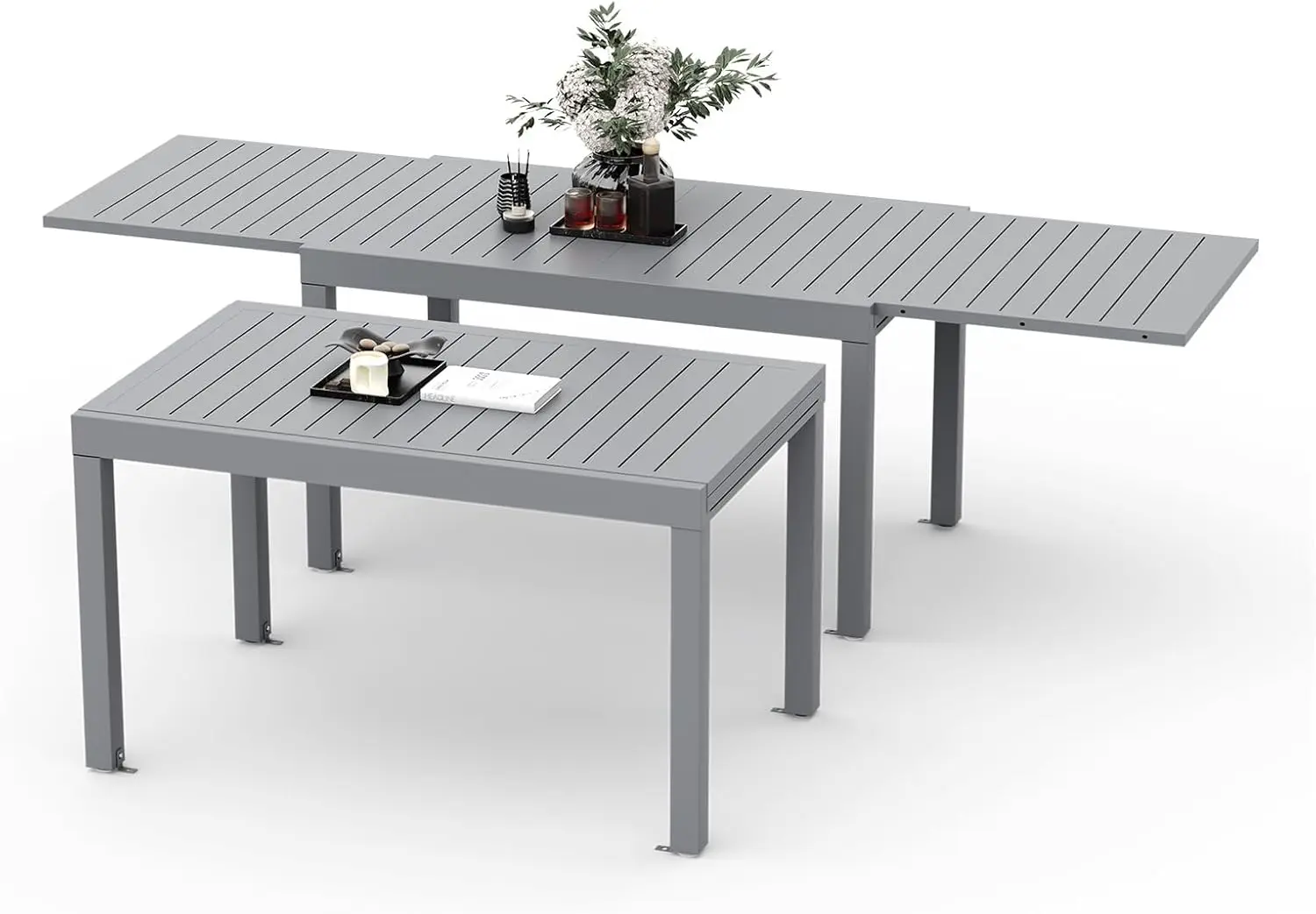 Devoko Table De Jardin, Extensible