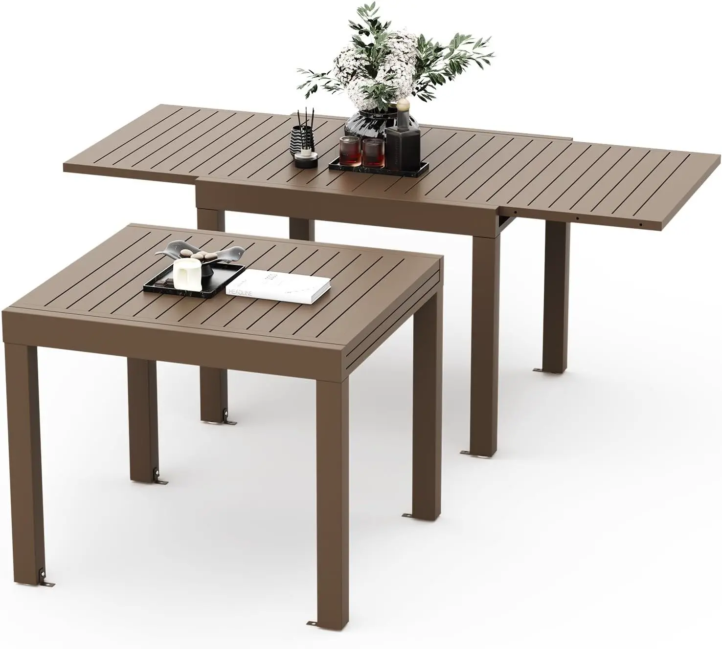 Devoko Table De Jardin, Extensible