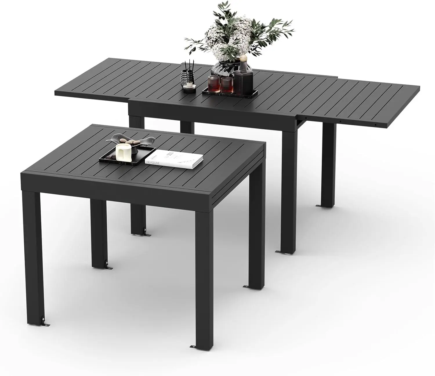 Devoko Table De Jardin, Extensible