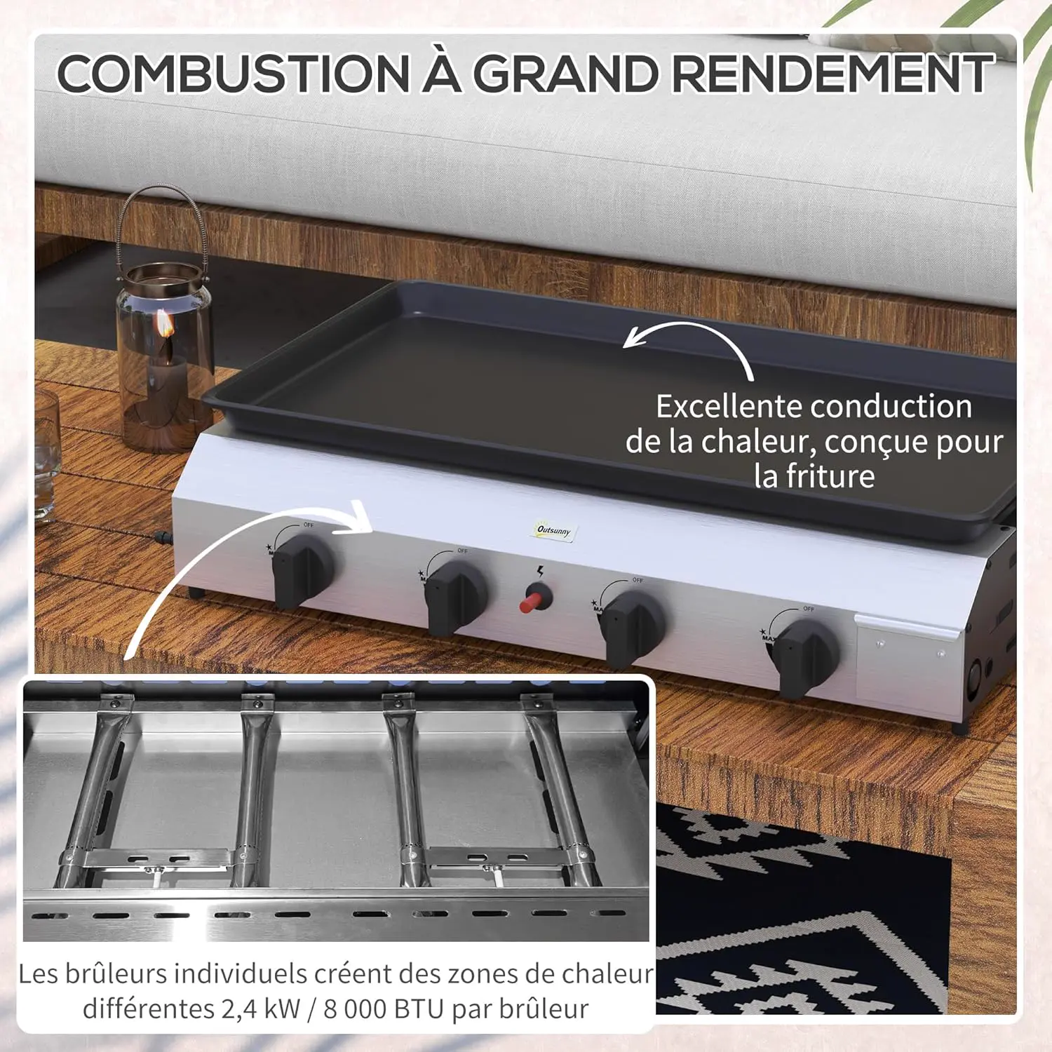 Plancha en métal 73 m² vue 3