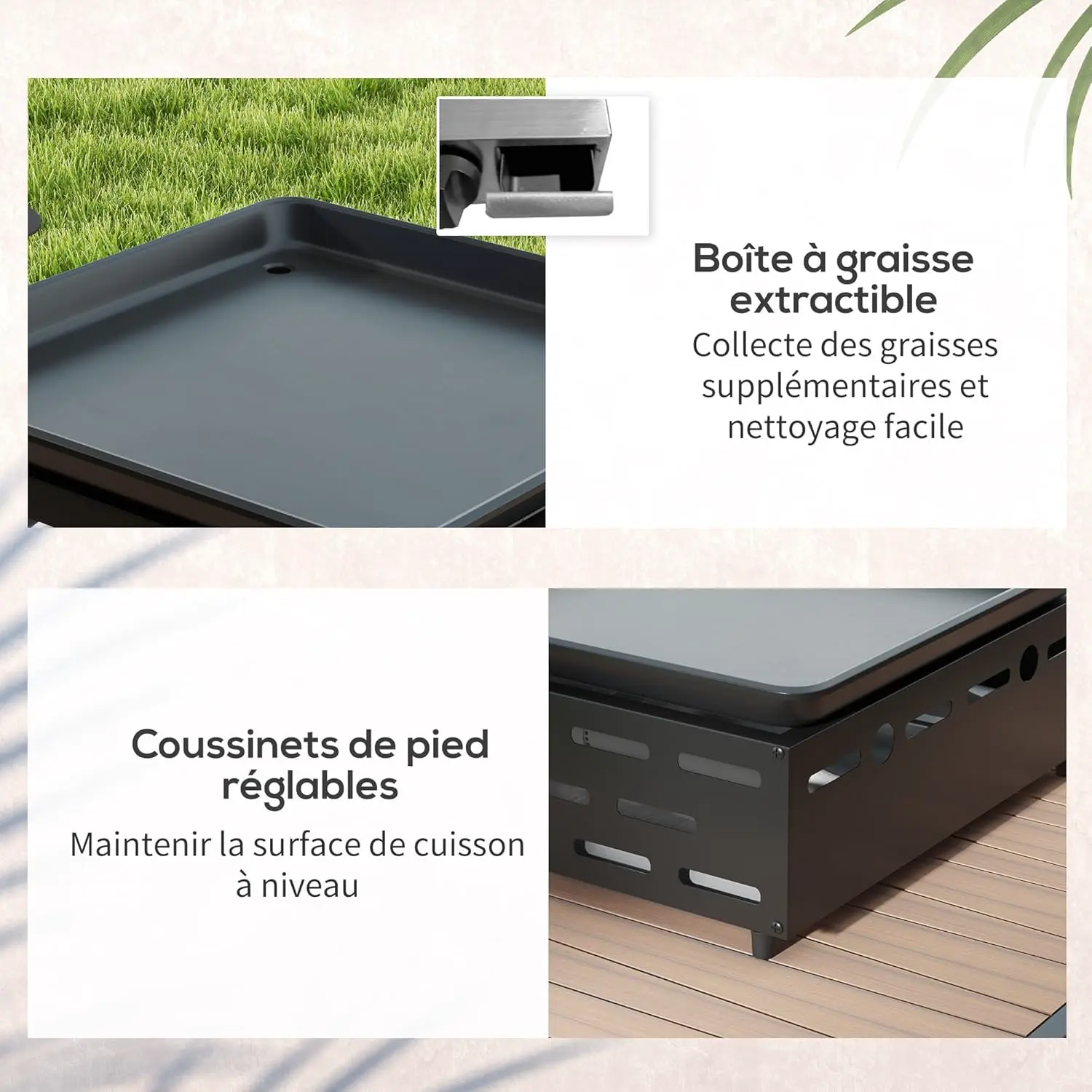 Plancha en métal vue 6