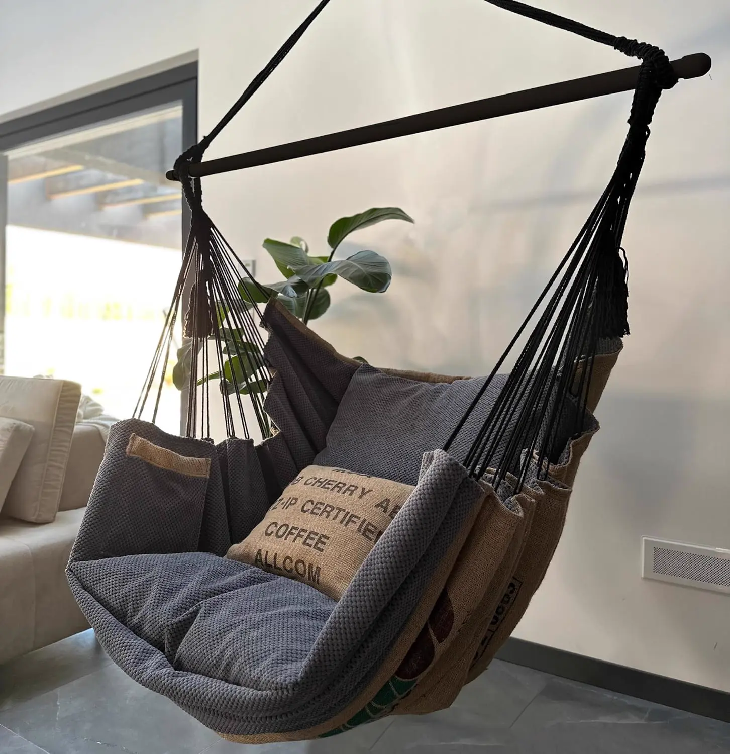 Izabell® Chaise hamac avec Grands Coussins