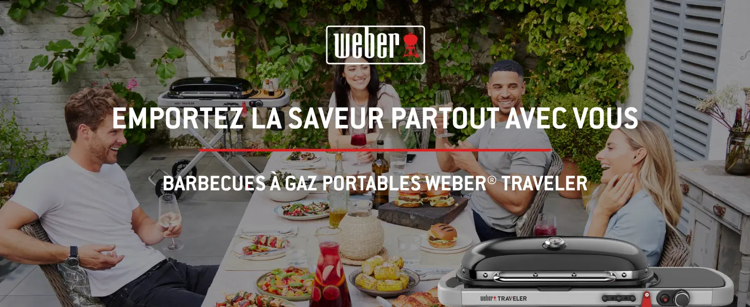 Barbecue weber 4 places en métal noir 52 m² — contenu détaillé 1