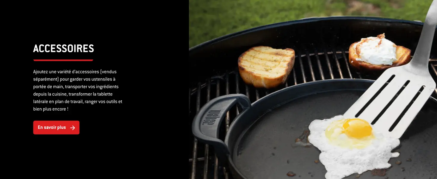 Barbecue weber 4 places en métal noir 52 m² — contenu détaillé 14