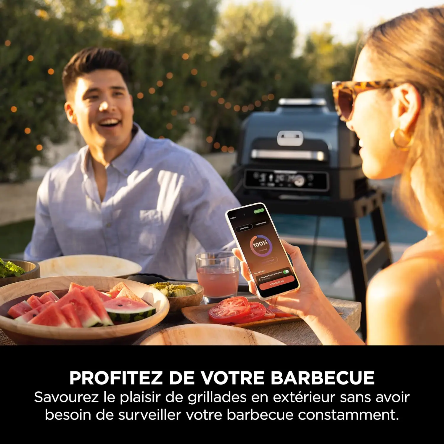 Barbecue électrique en métal noir vue 10