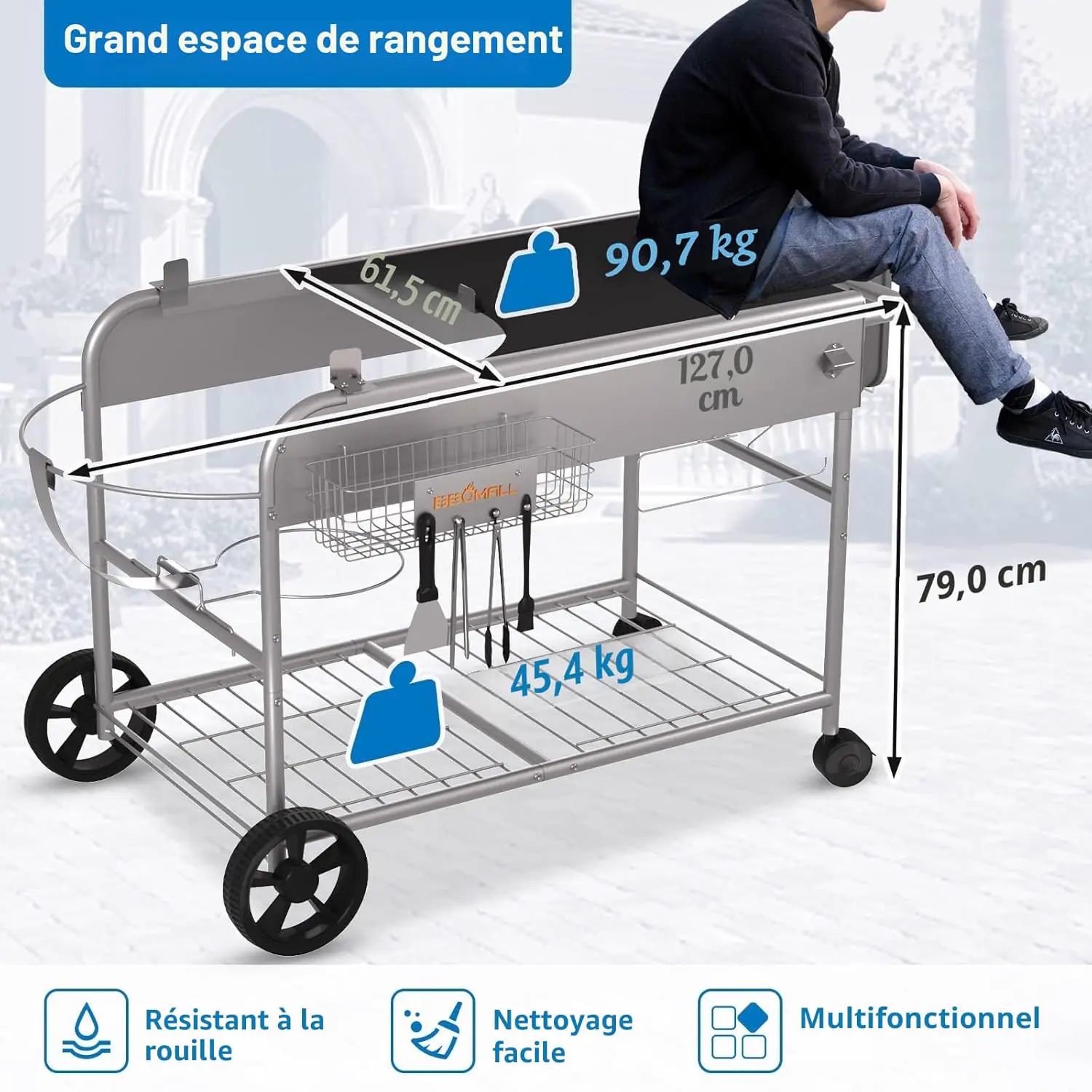 Barbecue weber en métal 53,3 m² vue 2