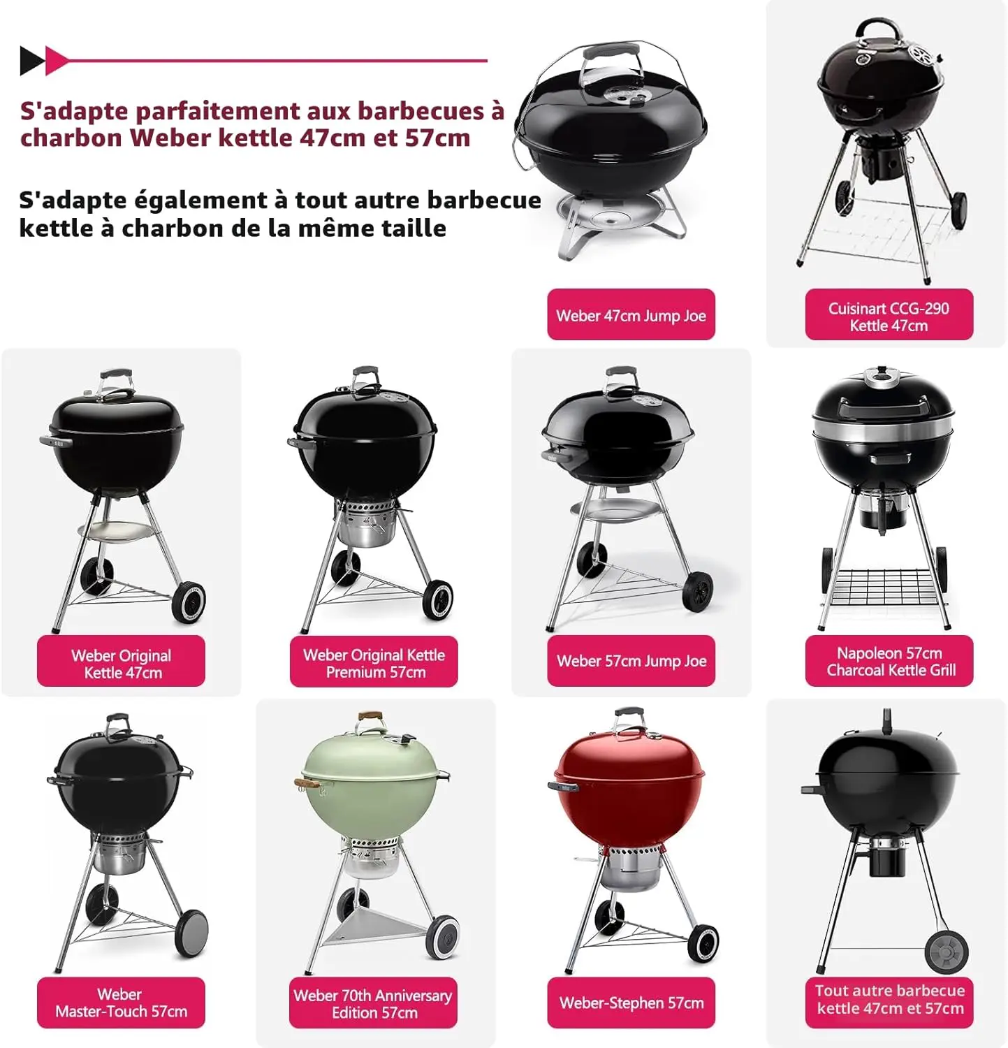 Barbecue weber en métal 53,3 m² vue 4