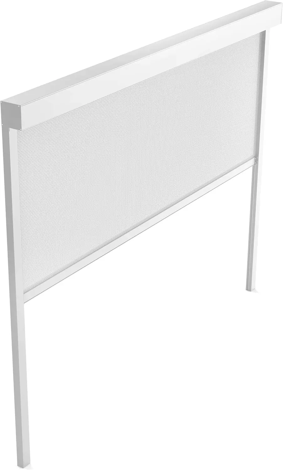 Pergola en aluminium blanc 3,8x2,3 m vue 2