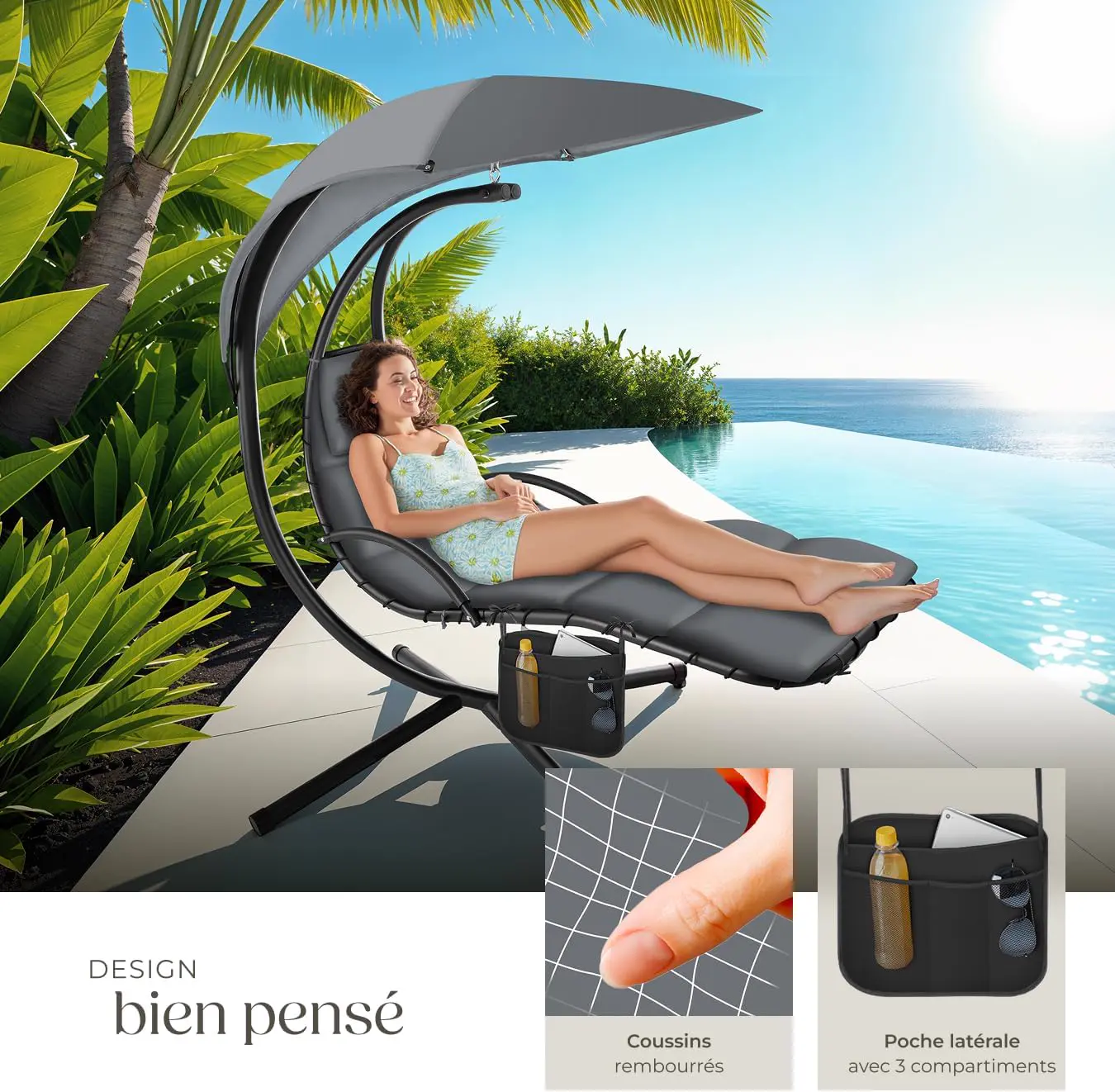 Fauteuils suspendus Bain de Soleil Suspendu Siege Suspendu ave… vue 6