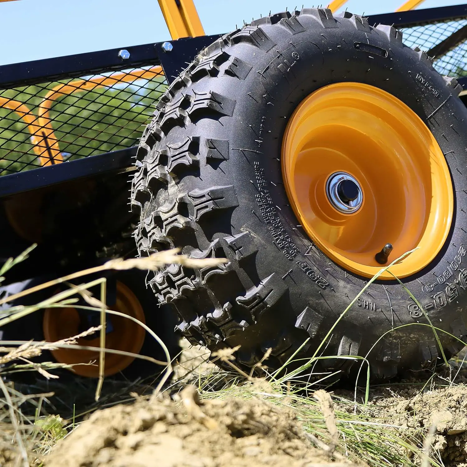 Tondeuse autoportée en métal sable vue 5