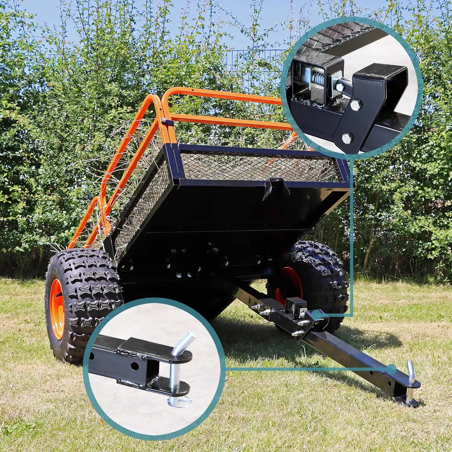 Tondeuse autoportée en métal sable vue 4
