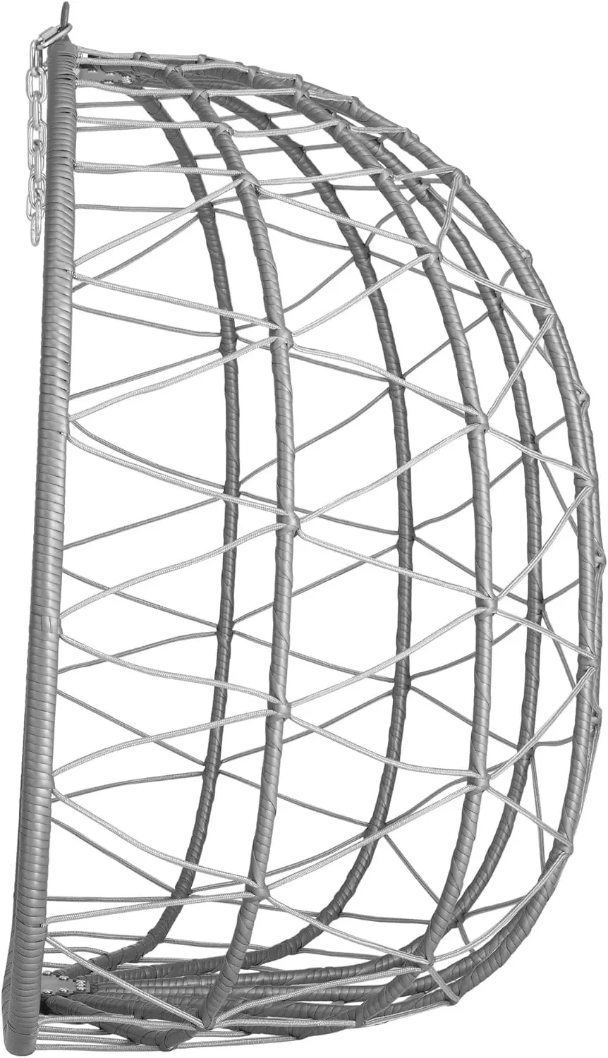 Fauteuils suspendus 2 places en métal gris vue 7